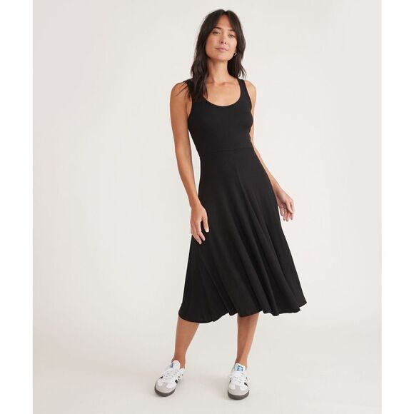 ✨Marine Layer Lexi Rib Fit and Flare Midi Dress✨ - Picture 3 of 14